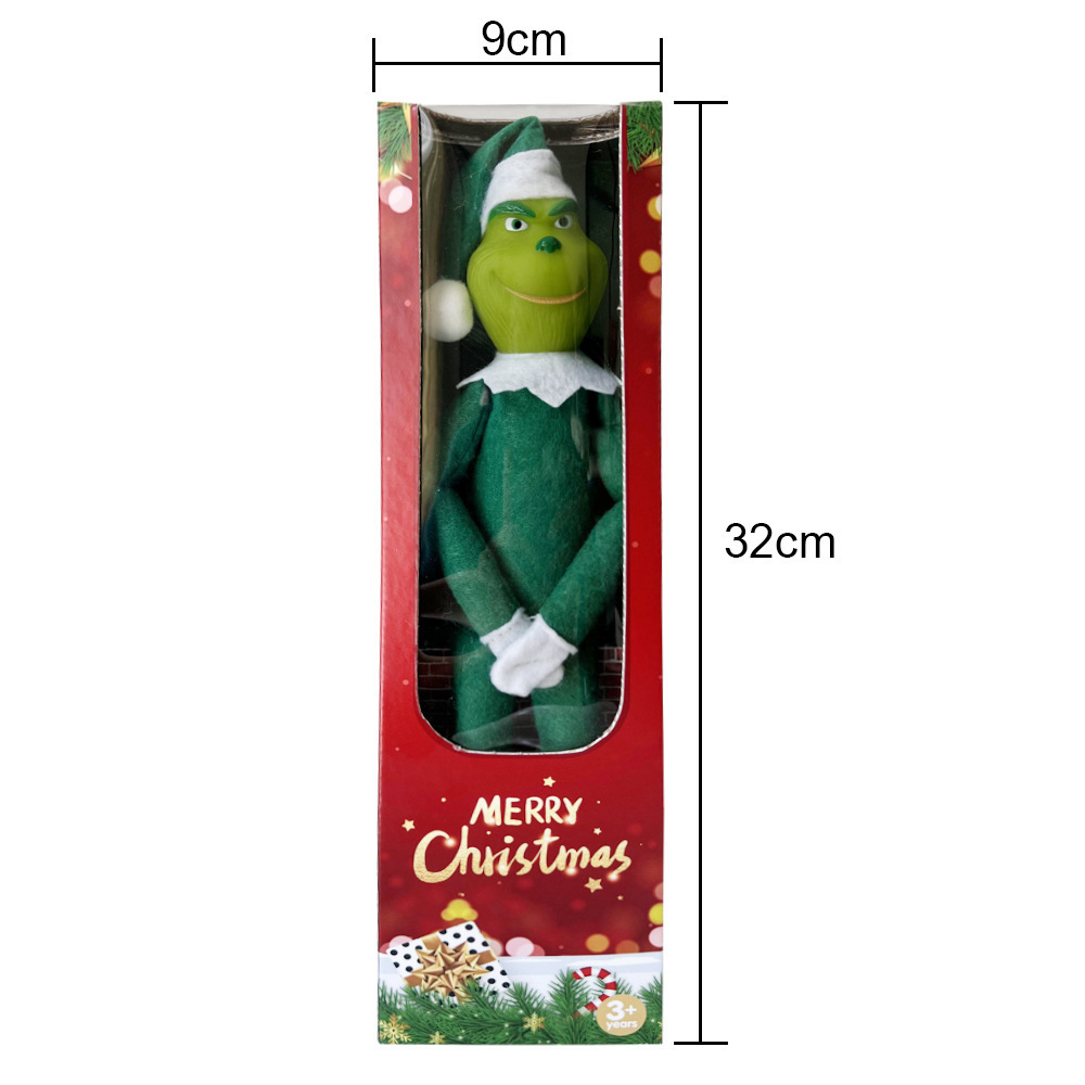 New Design Grinch Plush Toys Grinch Plush Doll home decoration Children's Gift Party Decoration Home