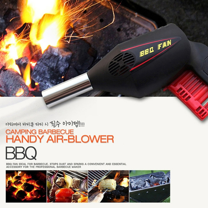 Portable Outdoor Blower Barbecue Tool Hand Pressure Manual BBQ Blower