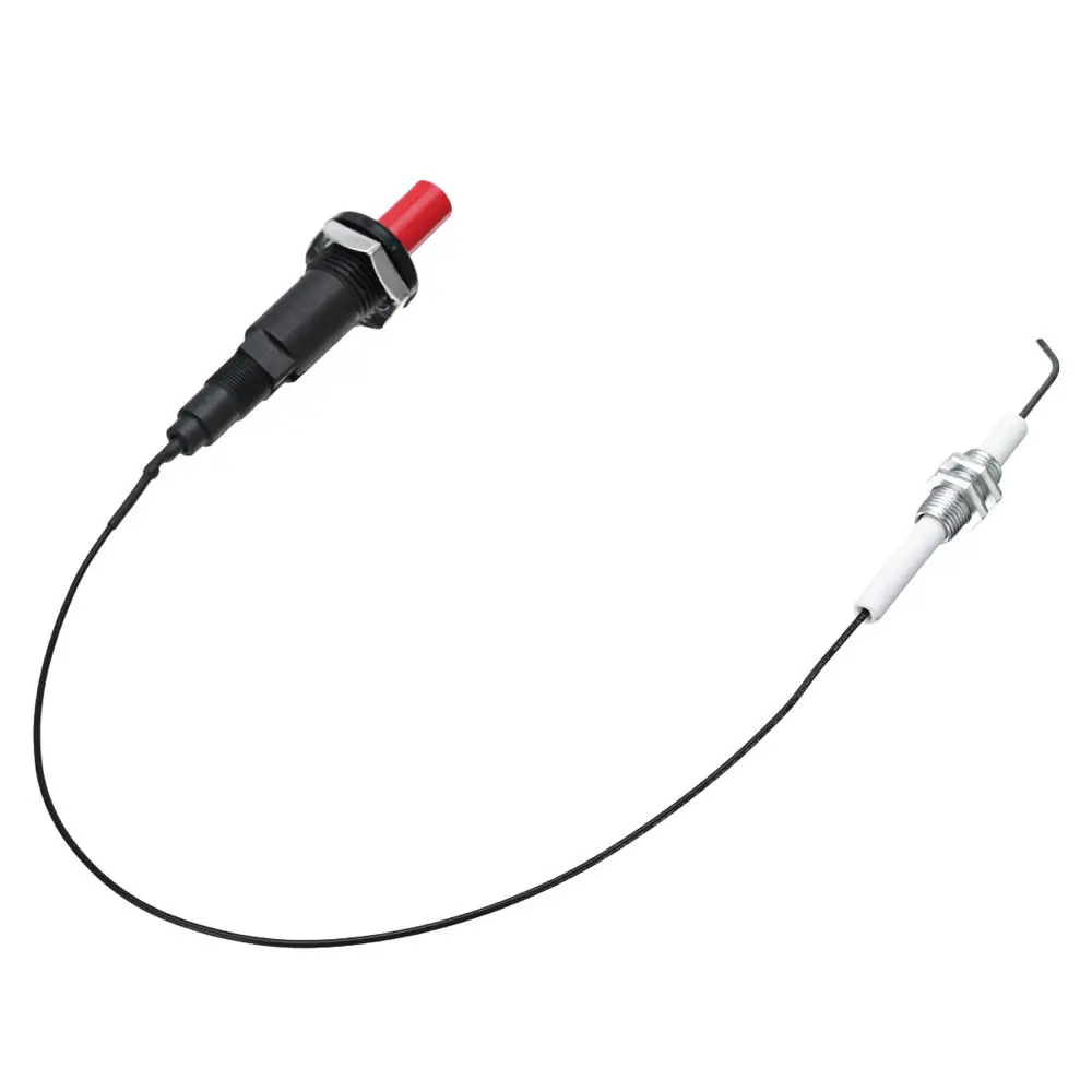 Universal Piezo Spark Plug Ignition Set With 30cm Cable Push Button Igniter For Gas Grill BBQ