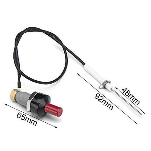 Generator Accessories, Piezo Spark Ignition Set + Cable 50cm Push Button Igniter For Gas Grill BBQ Universal Wind Solar