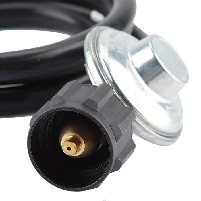 Low Pressure Propane Adapter Hose with 1.5m Regulator and Cover Includes LP/LPG BBQ Oven Stove Accessory for Propane Gas