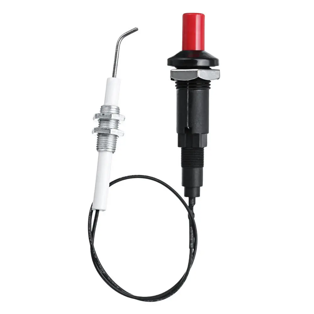 Universal Piezo Spark Plug Ignition Set With 30cm Cable Push Button Igniter For Gas Grill BBQ