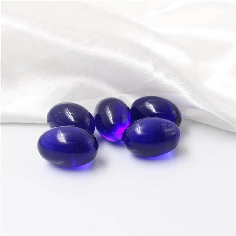 2024 Hot Sales High Quality Polished Amethyst Oval Crystal Glass for Custom Crystal Oval Ball Crystal Glass Egg