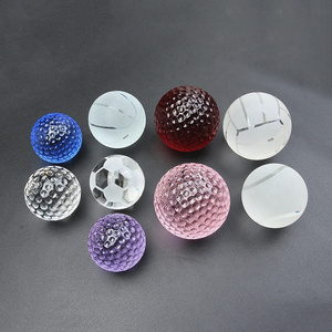 factory custom various crystal ball paperweight crystal football award glass golf ball make any kinds of crystal balls wholesale