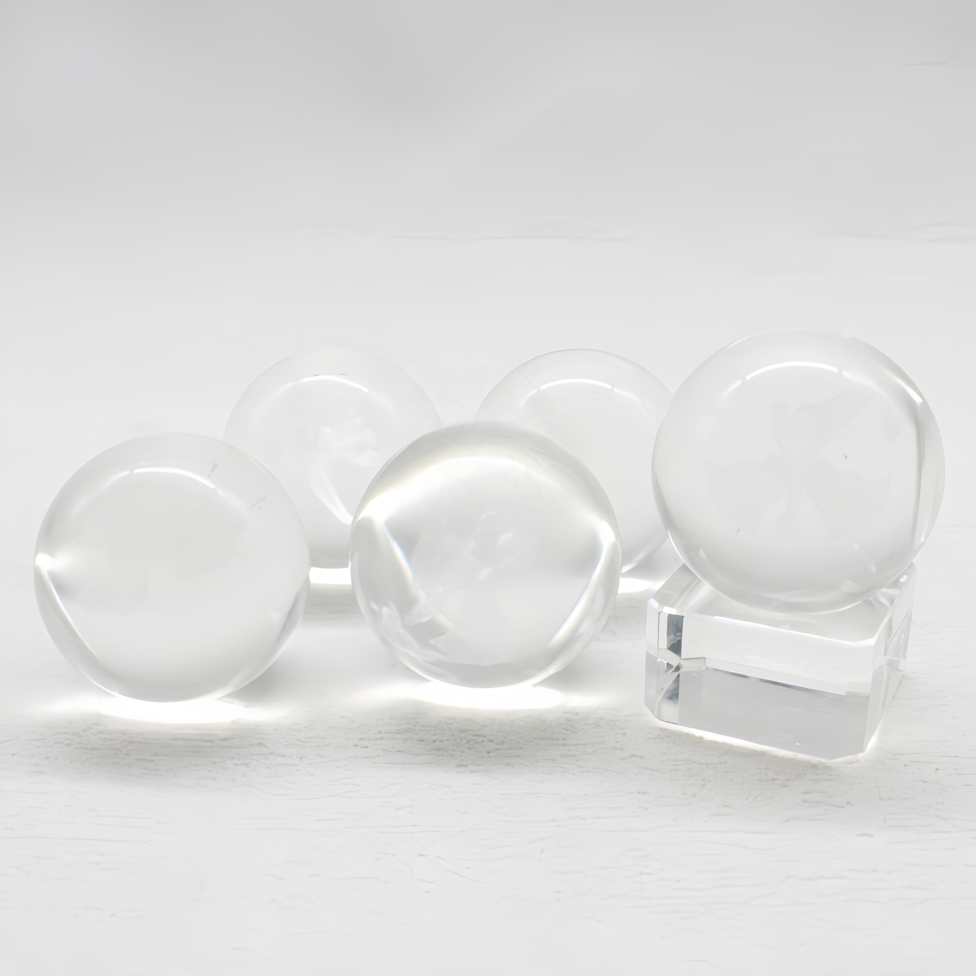 wholesale solid crystal ball / Cheap glass ball with base for customized gifts/ crystal spheres with base for souvenirs gifts