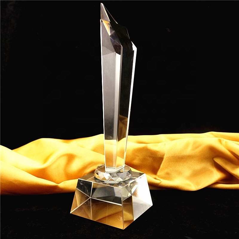 Wholesale  star shape crystal  trophy award for Souvenir/K9 Crystal Star Award Craft /Customize Logo Star Shape Crystal Trophy