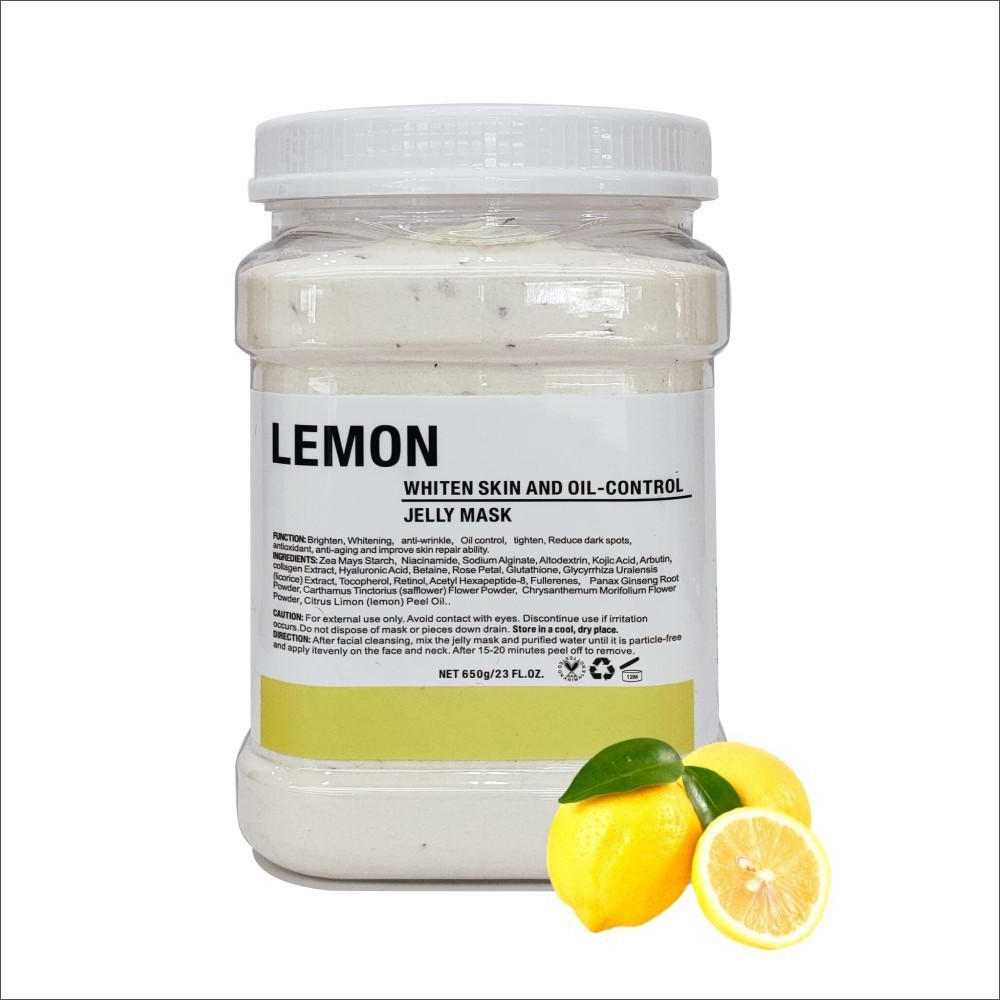 Hydrojelly Powder OEM Available Lemon / HA Hydro Jelly Mask Powder Peel Off Mask OEM Available