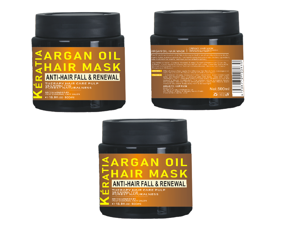 Hot wholesale argan oil deeply repair pro fiber shea butter hair mask with OEM natural argan oil hair mask