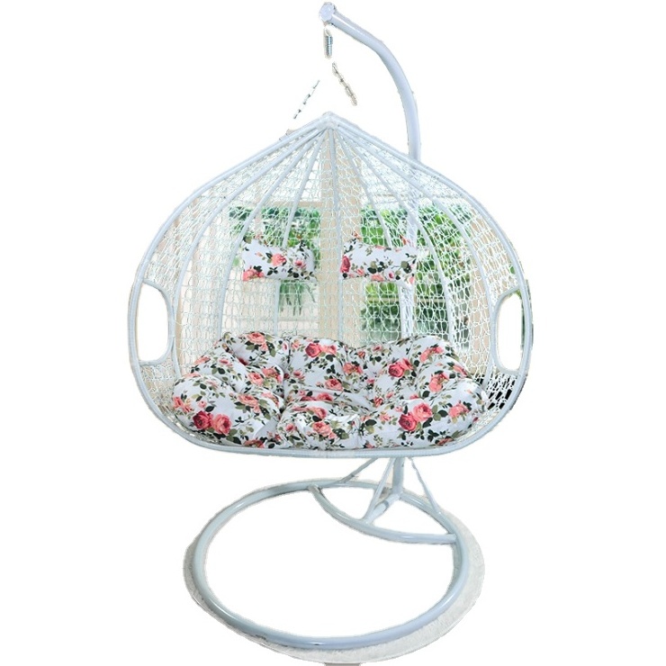 Hot sale cheap outdoor rattan swing hanging basket garden furniture hanging egg chairs