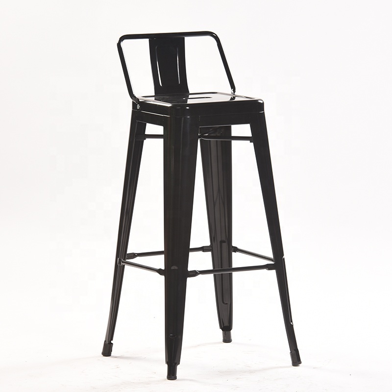 manufacturer sell cheap colorful stable restaurant modern metal high chair bar stool