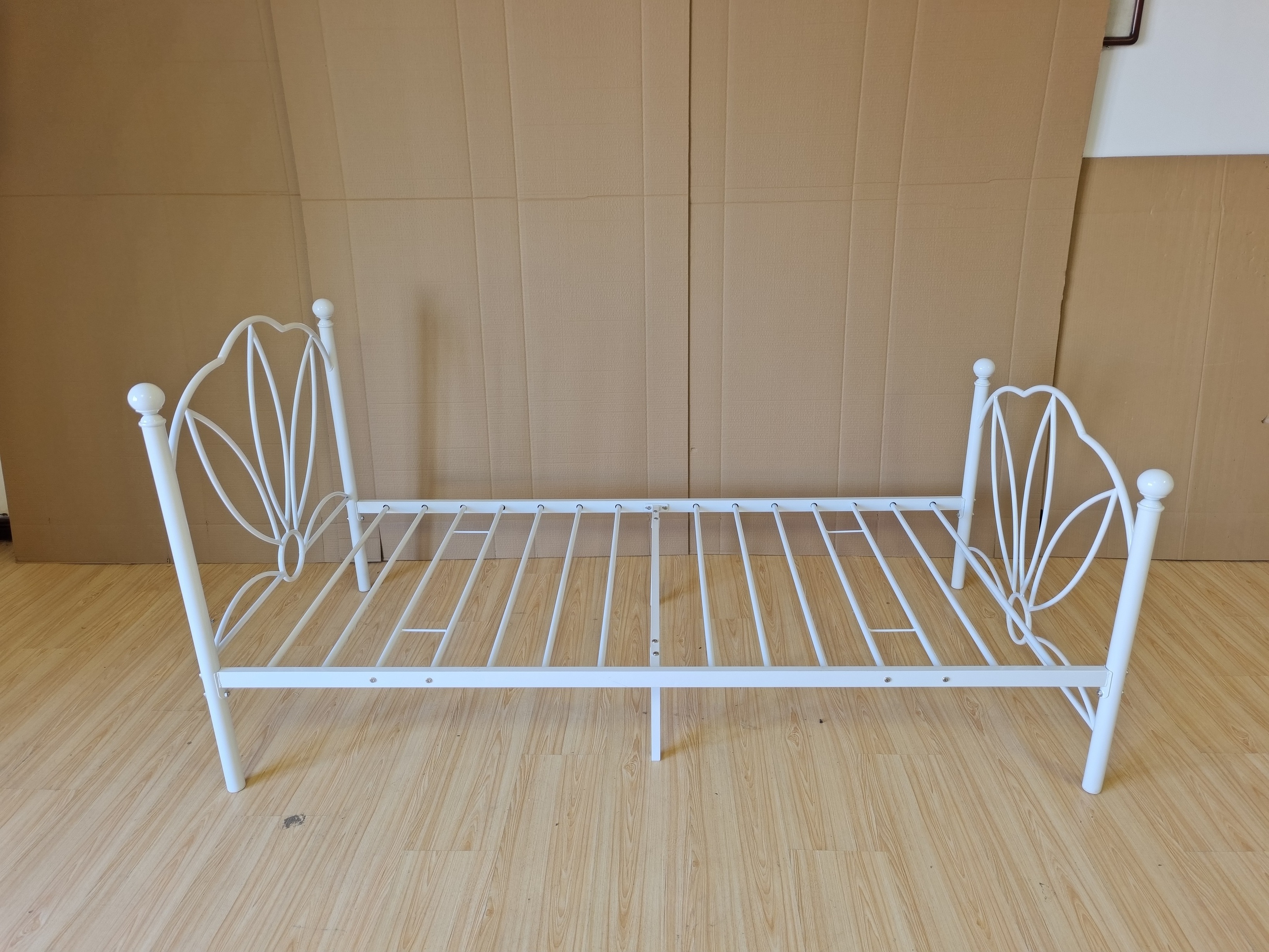 Single bed In stock cheap price Iron metal bedroom single metal single bed frame for adults