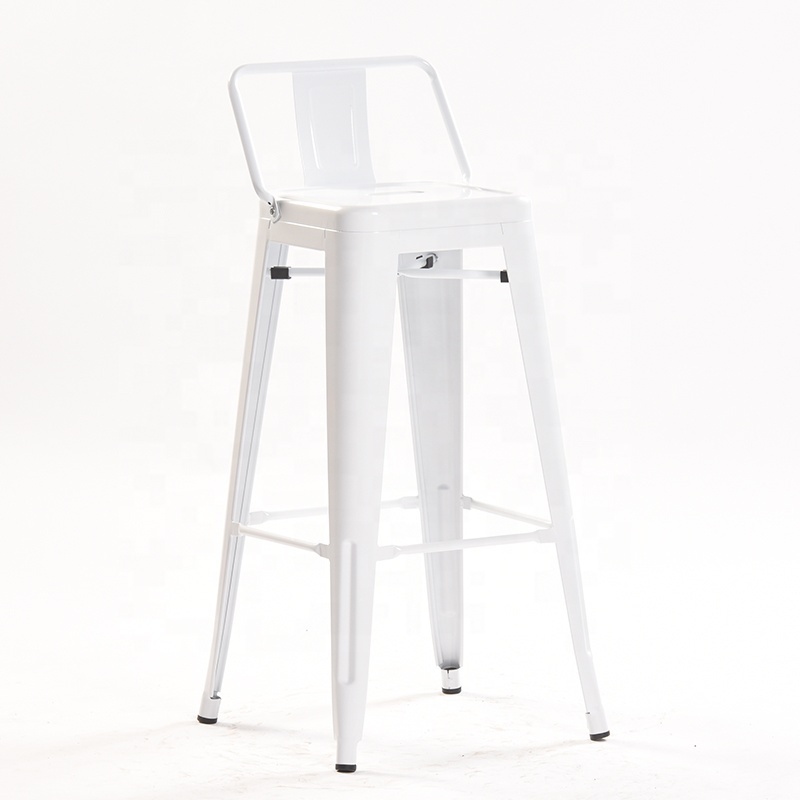 manufacturer sell cheap colorful stable restaurant modern metal high chair bar stool