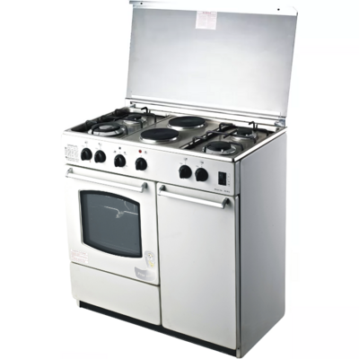 low price 6 burner commercial six stove 4 gas cooker and 2 electric hot plate with oven range and grill