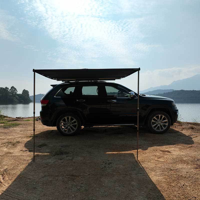 Offroad Suv 4X4 4Wd Accessories Waterproof Auto Retractable Car Top Roof Tent Side Awning For Outdoor Camping