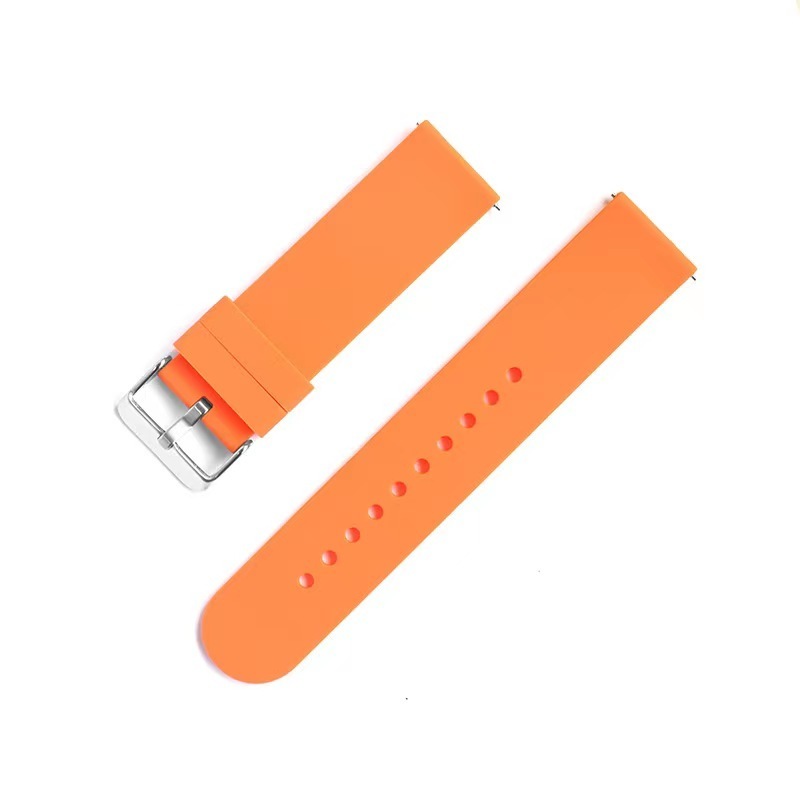 Dual Colorful Sport Silicone Rubber Wrist Watch Strap Band waterproof Sweatproof Dustproof Matching switch watch 22mm strap