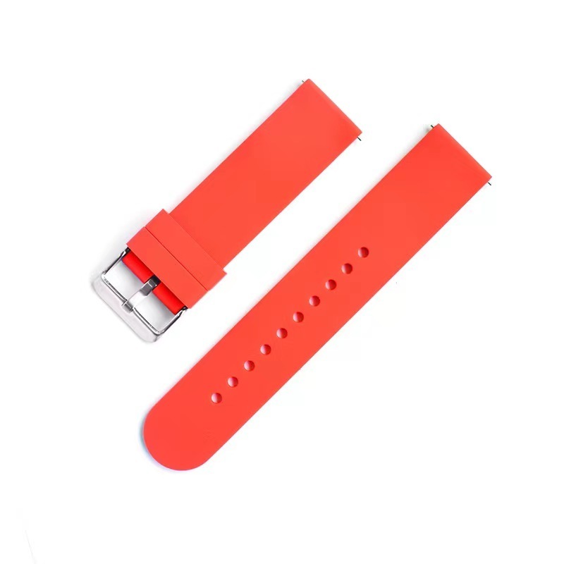 Dual Colorful Sport Silicone Rubber Wrist Watch Strap Band waterproof Sweatproof Dustproof Matching switch watch 22mm strap