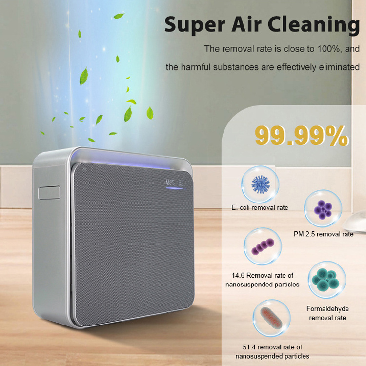 High Quality Upgraded Active Charcoal H13 Hepa Filter Portable Home Air Purifier