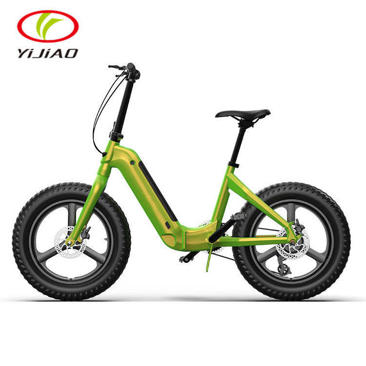 48V 20 inch ebike fat tire step through electric bike folding e bike 750w Aluminum Alloy electric bicycle