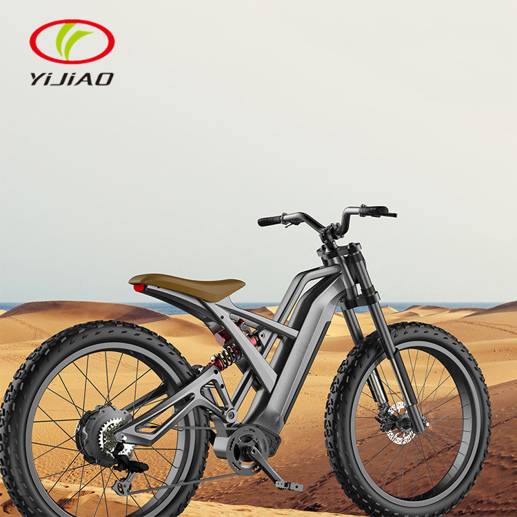 OEM 26*4.0 Tire Europe Full Suspension Smart Electric Bike Electric Bicycle Fat Tire 1000w For Italian Australia