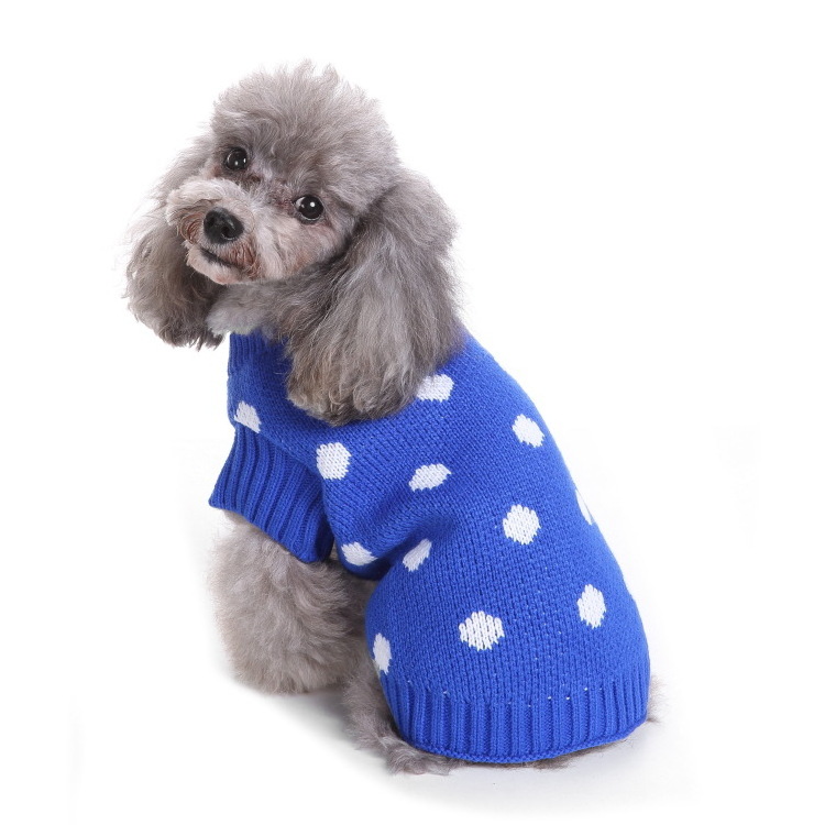 Luxury Knitted Dog Jumper Sweater Winter Warm Soft Pet Clothes Knit Sweaters For Dogs