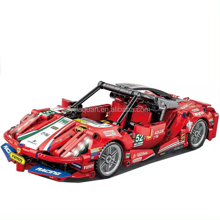 legos Section 7 Racing Series Warrior High Quality Wholesale Tomy Boys Educational Toy Technic car Building Block Sets