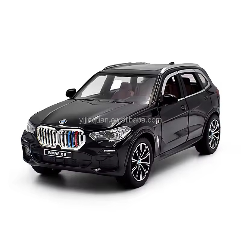 Die cast 4 hot Wheel 1:24 X5 simulation alloy model Boomerang sound and light six door car boutique decoration bmw x5