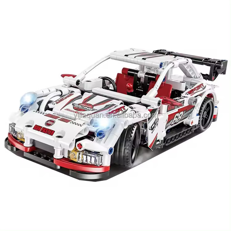 legos Section 7 Racing Series Warrior High Quality Wholesale Tomy Boys Educational Toy Technic car Building Block Sets