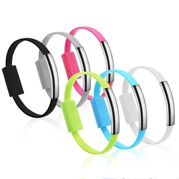 promotion gift fashion bracelet charger cable mini wristband high speed usb cable bracelet style cord usb