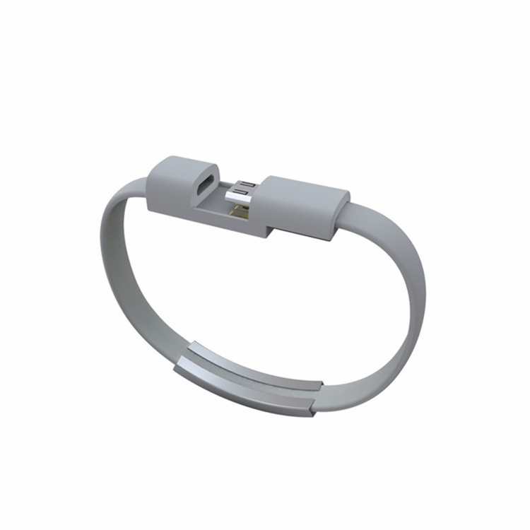 Hot Christmas Gifts Micro USB Charging Data Cable Bracelet Charging Data Sync Cord For Android iPhone Smartphones