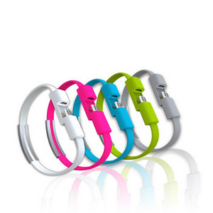 promotion gift fashion bracelet charger cable mini wristband high speed usb cable bracelet style cord usb