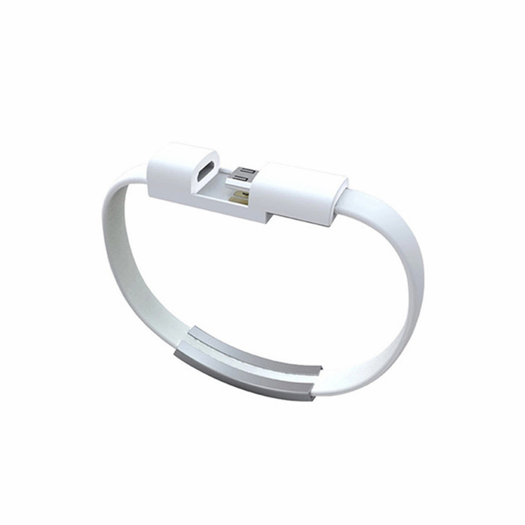 Hot Christmas Gifts Micro USB Charging Data Cable Bracelet Charging Data Sync Cord For Android iPhone Smartphones