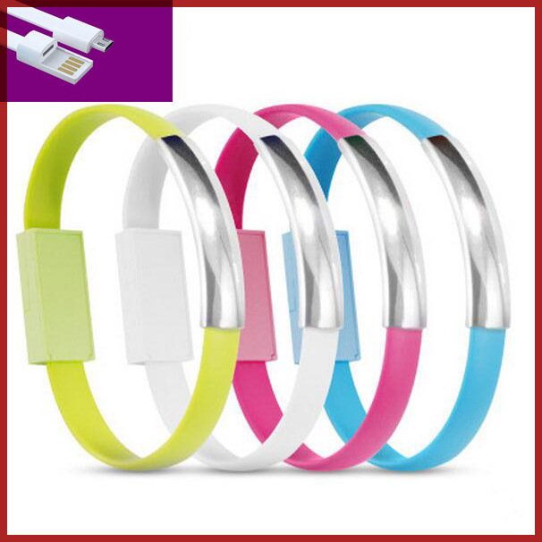 promotion gift fashion bracelet charger cable mini wristband high speed usb cable bracelet style cord usb