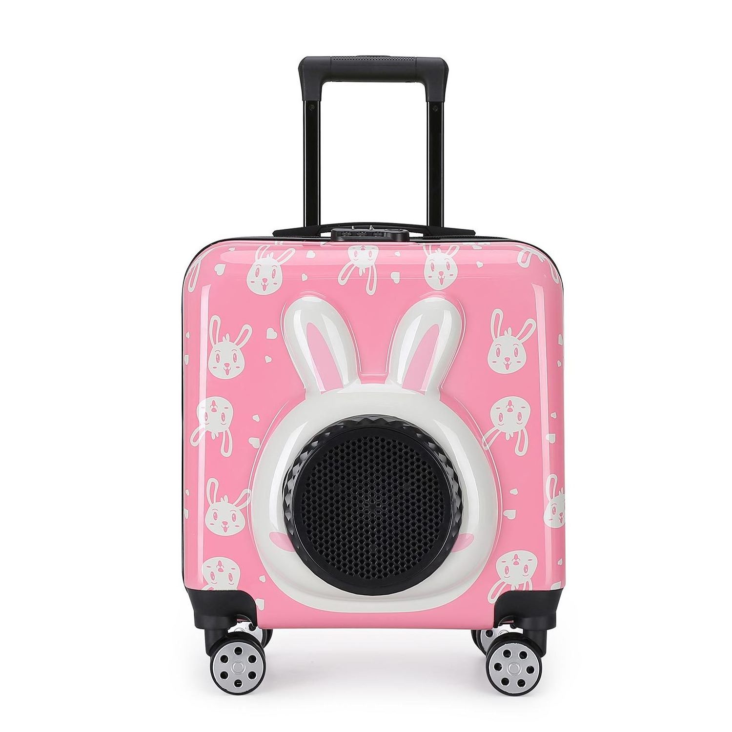 New Pet Trolley Case Pet Bag Travel Carrier Portable Universal Wheel Telescopic PoleTransport Bag for Cat Dog