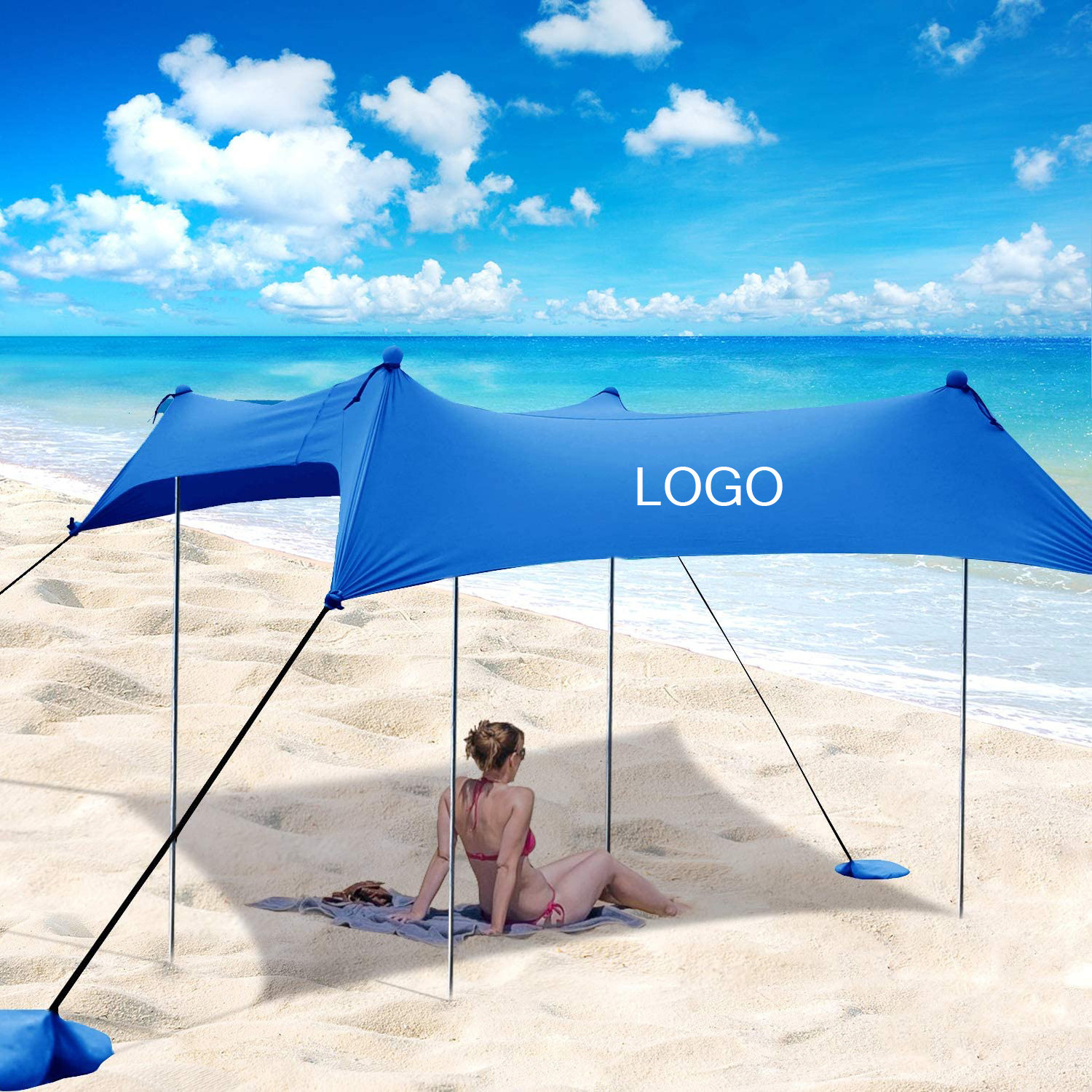 Wholesale Customized Fashionable Outdoor Shade Camping Trips Fishing Picnic Anti Uv Sun Shade Waterproof Shelter Beach Tent