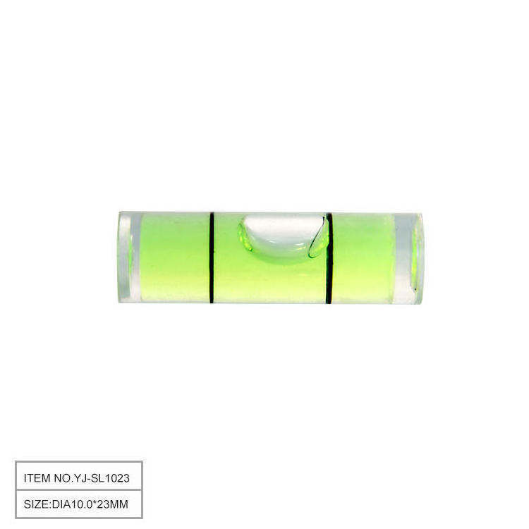 YJ-SL1023High Sensitivity  Acrylic Tube Bubble Spirit Level Vial Measuring Instrument Small Level Bubble