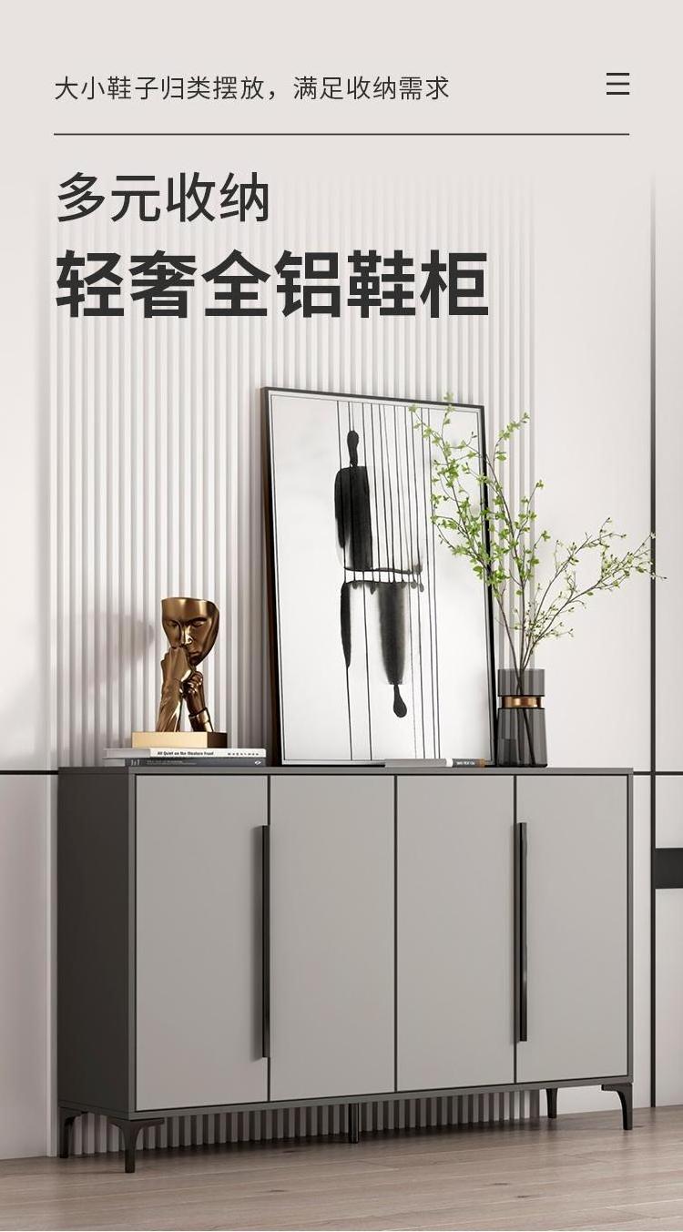 shouguang xieyoufeng shoe rack can be placed at the door or behind the door. The very convenient shoe cabinet design is sifmple