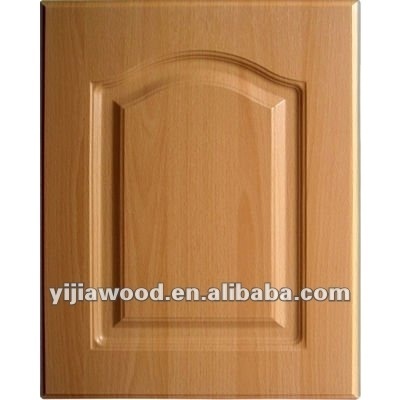 PVC cabinet door vinyl wrapped kitchen cabinet doors