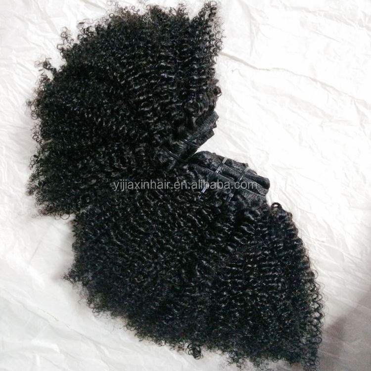 100%unprocessed high quality cheap afro kinky curly raw coarse cambodian curly human hair factory