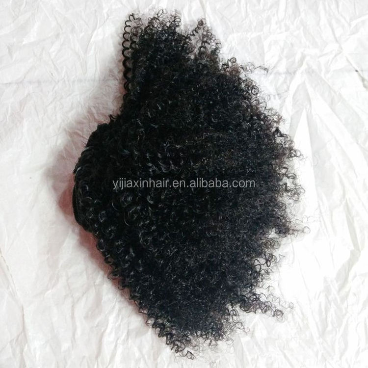 100%unprocessed high quality cheap afro kinky curly raw coarse cambodian curly human hair factory