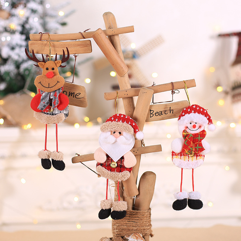 The Selling Merry Christmas Santa Snowman Claus Reindeer Decor Festival Party Xmas Tree Hanging Decoration pendant Decals