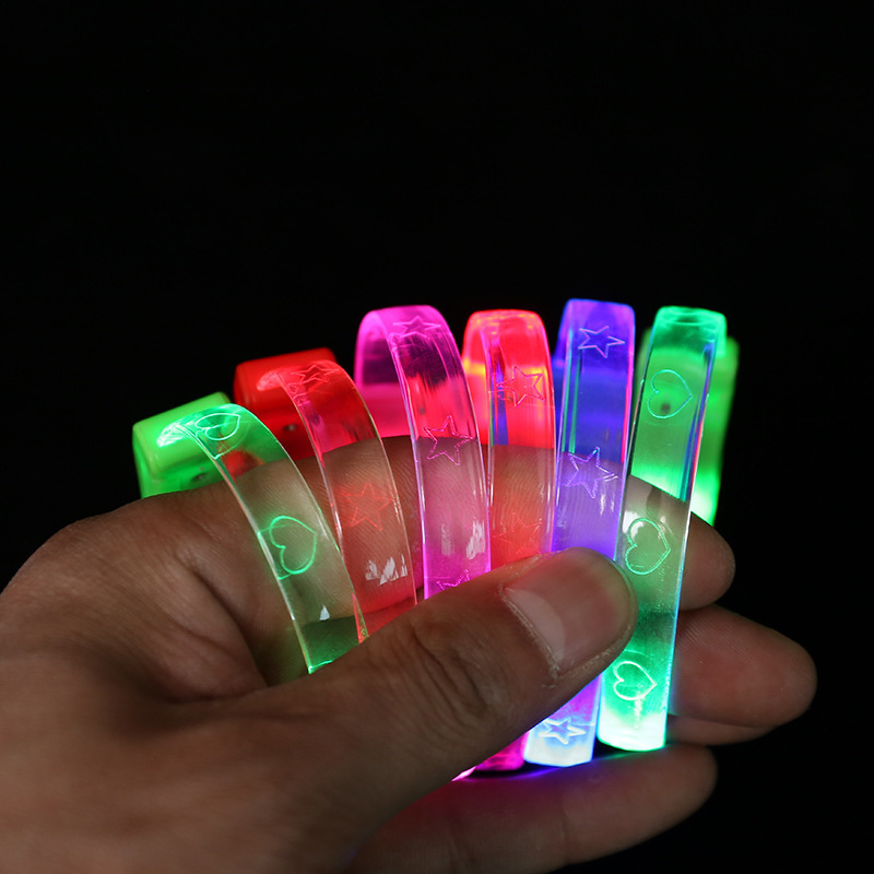 Hot Sales LED Bracelets Flashing Light Up Bracelet Activated for Party Supplies