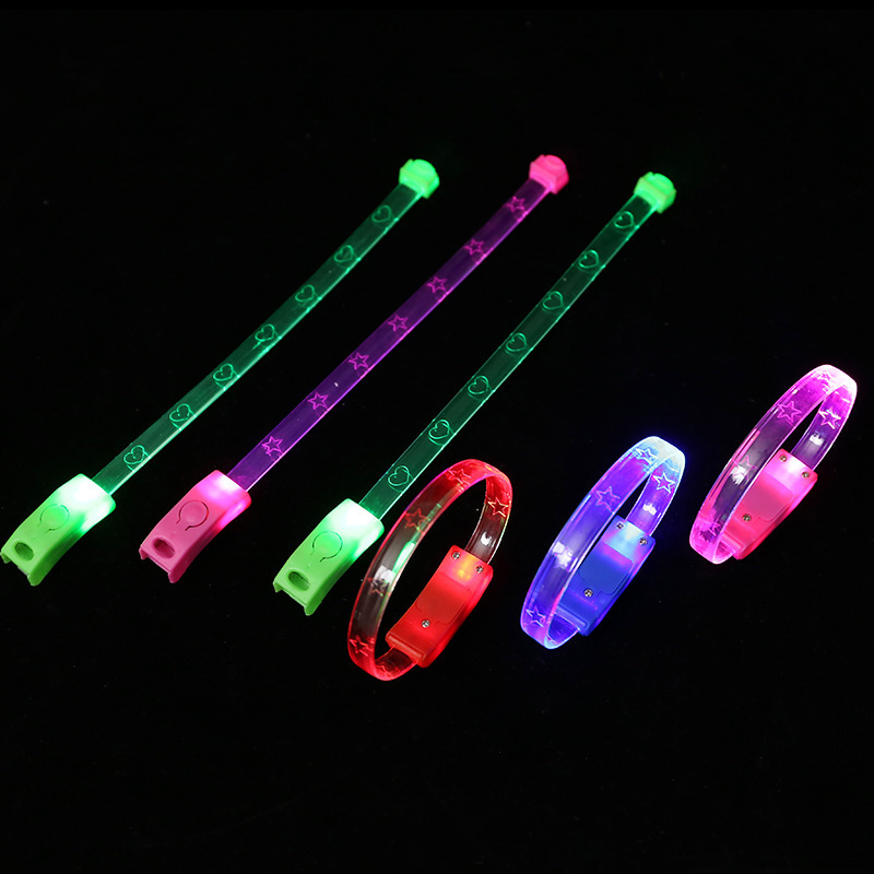 Hot Sales LED Bracelets Flashing Light Up Bracelet Activated for Party Supplies