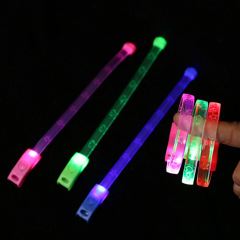 Hot Sales LED Bracelets Flashing Light Up Bracelet Activated for Party Supplies