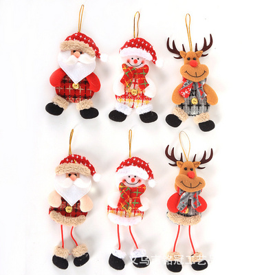 The Selling Merry Christmas Santa Snowman Claus Reindeer Decor Festival Party Xmas Tree Hanging Decoration pendant Decals