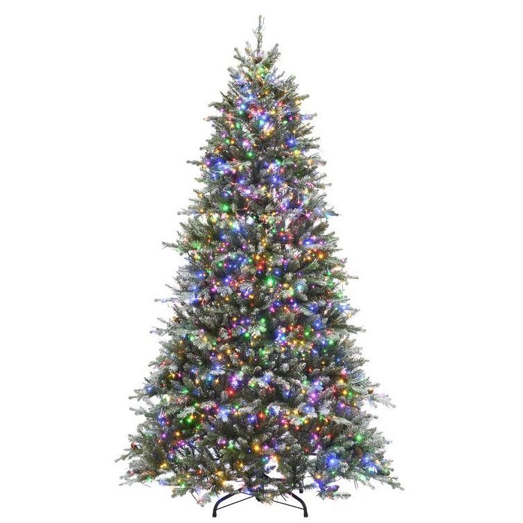 Customized Xmas Tree High Quality Black PVC Mixed New Made Collapsible Artificial Christmas Tree