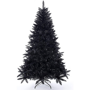 Customized Xmas Tree High Quality Black PVC Mixed New Made Collapsible Artificial Christmas Tree