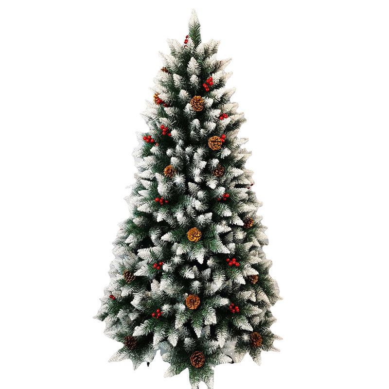 Wholesale PVC PE Mixed Christmas Tree Flocking Christmas Tree Cedar Tree