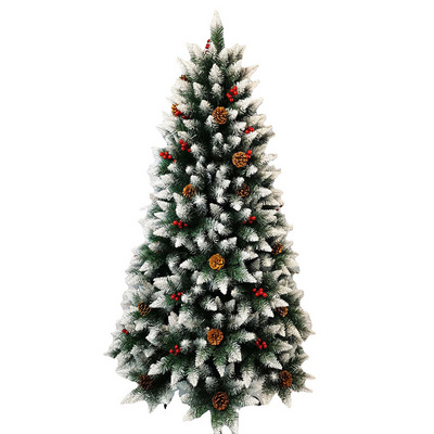 Wholesale PVC PE Mixed Christmas Tree Flocking Christmas Tree Cedar Tree