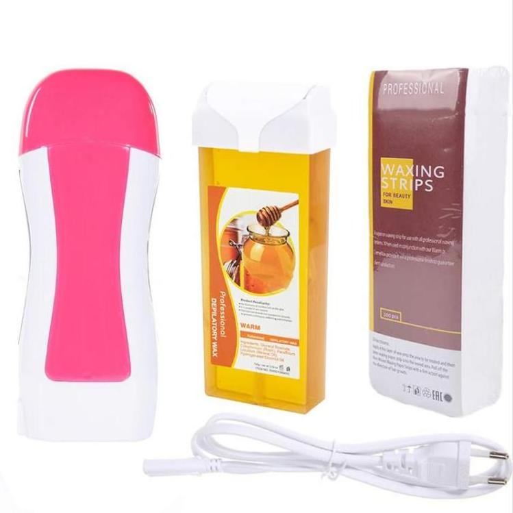 2021 Hot Selling Cheaper Electric Wax Heater Hair Removal Waxing Kit roll on wax heater Sets