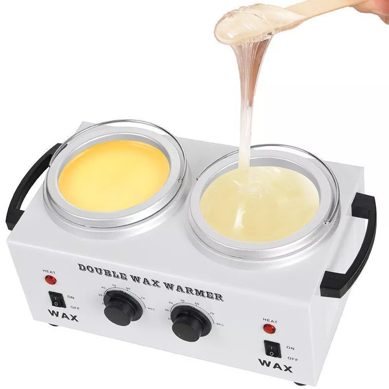 CE Approved Salon Hair Removal Double Wax Warmer Pot Professional Depilatory Wax Heater Machine